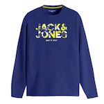 Jack & Jones T shirt  Garçon Jack & Jones James 12266555. Coloris disponibles : Bleu