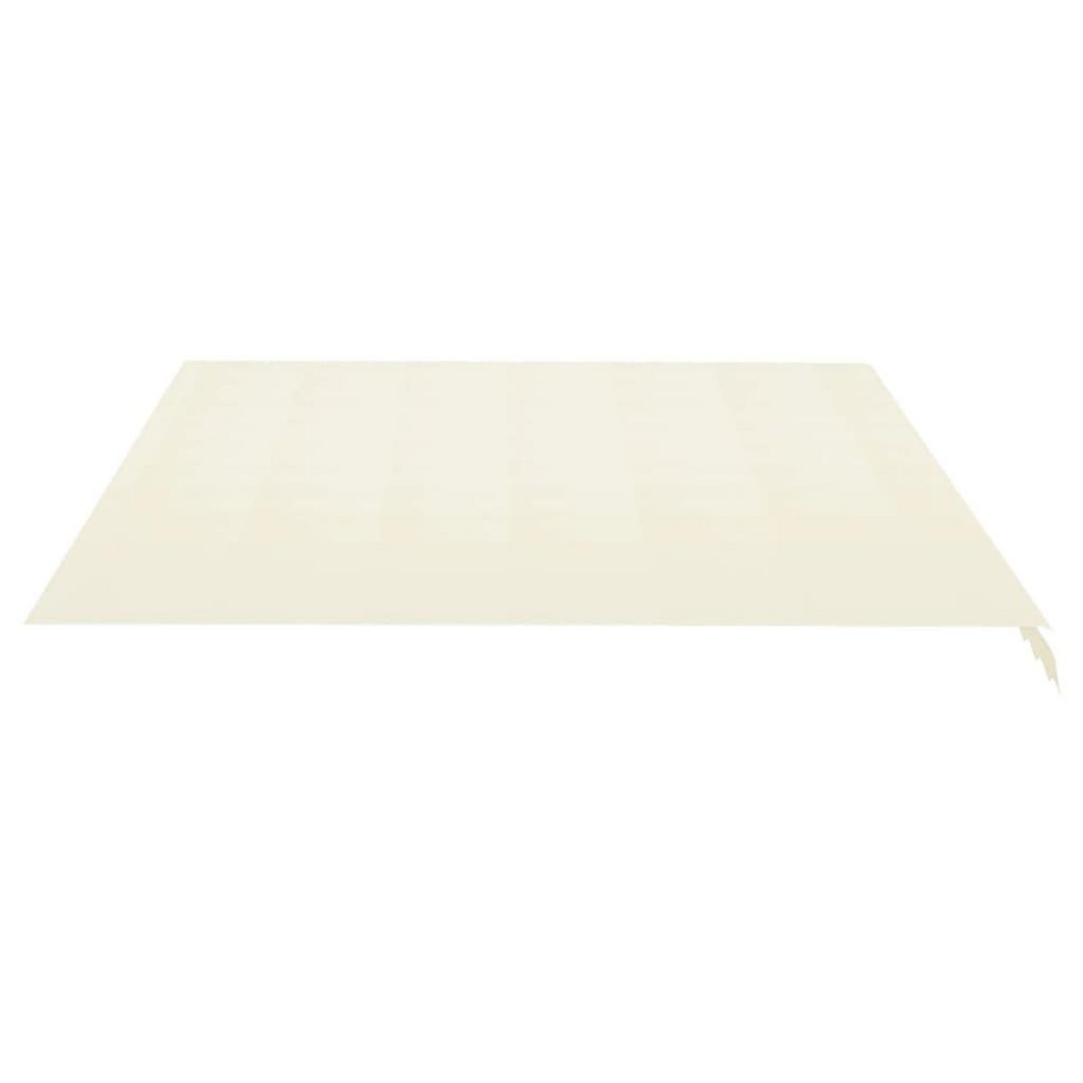 VIDAXL Tissu de remplacement pour auvent Creme 4,5x3,5 m