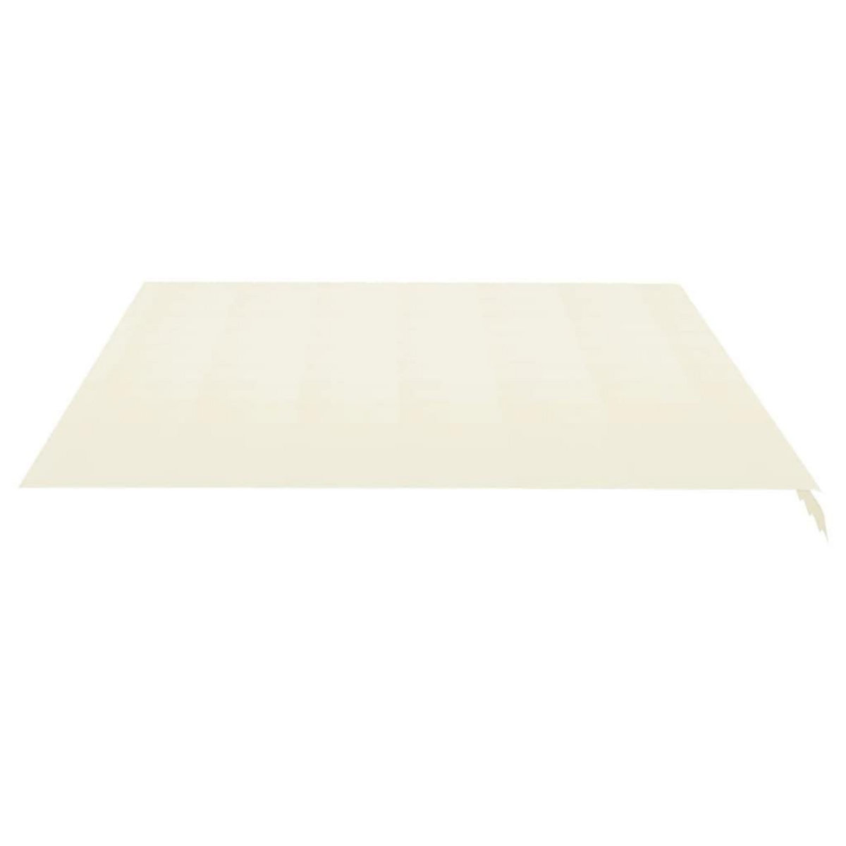 VIDAXL Tissu de remplacement pour auvent Creme 4,5x3,5 m