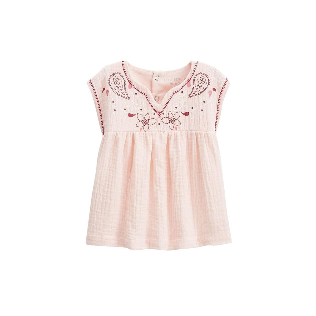 Petit Béguin Blouse enfant en gaze de coton Arizona