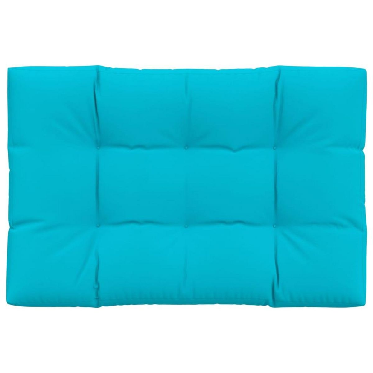 VIDAXL Coussin de palette turquoise 120x80x12 cm tissu