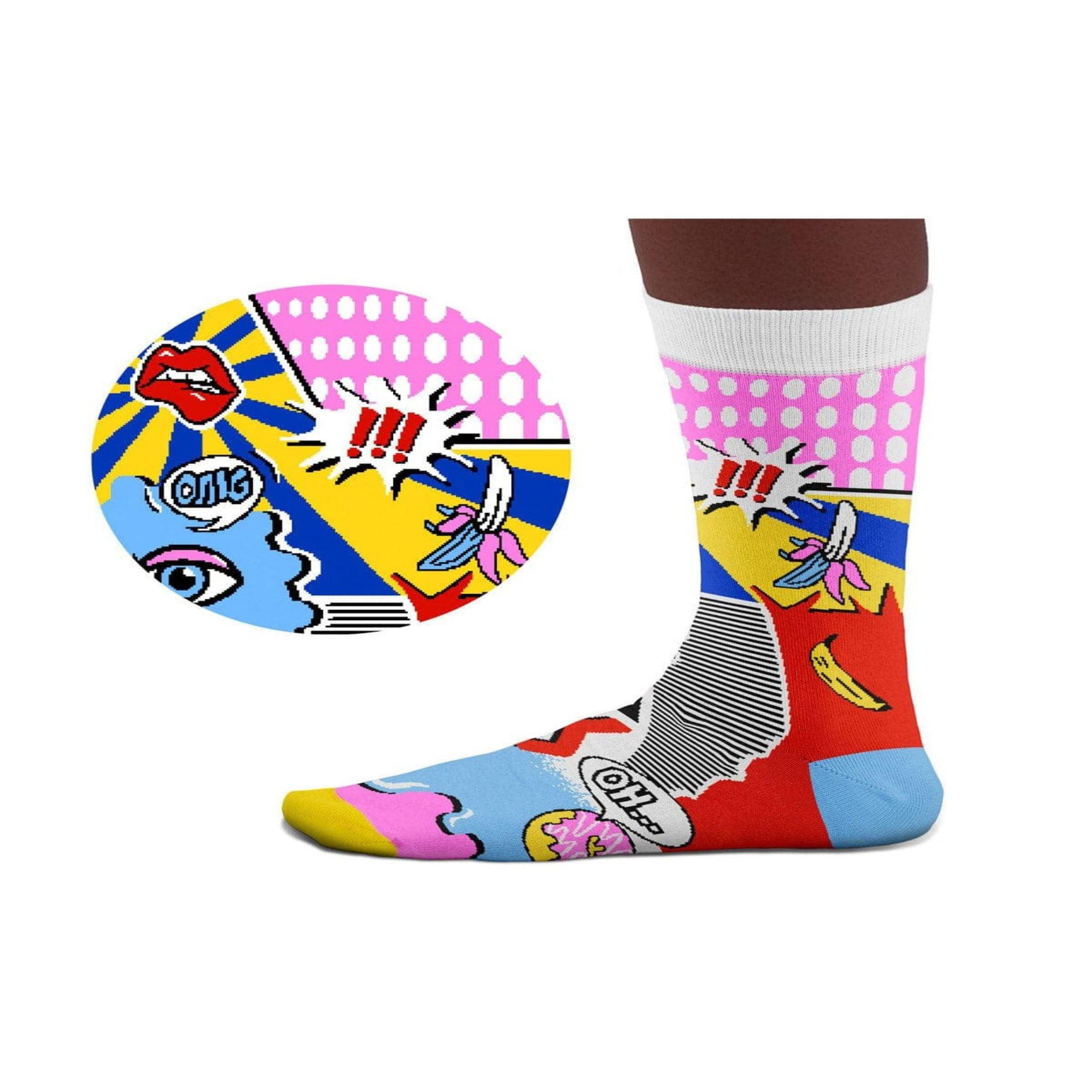 Voir la diapositive 4 : SOCK AFFAIRS Chaussettes sock affairs pop art