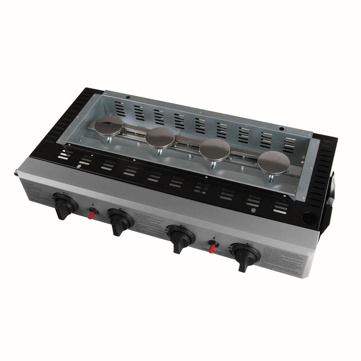 be nomad Plancha gaz 10kw plaque émaillée 77x34cm - doc194