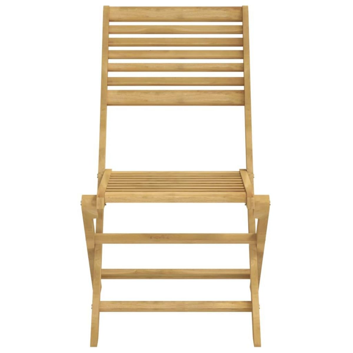 VIDAXL Chaises pliables de jardin lot de 4 bois massif d'acacia