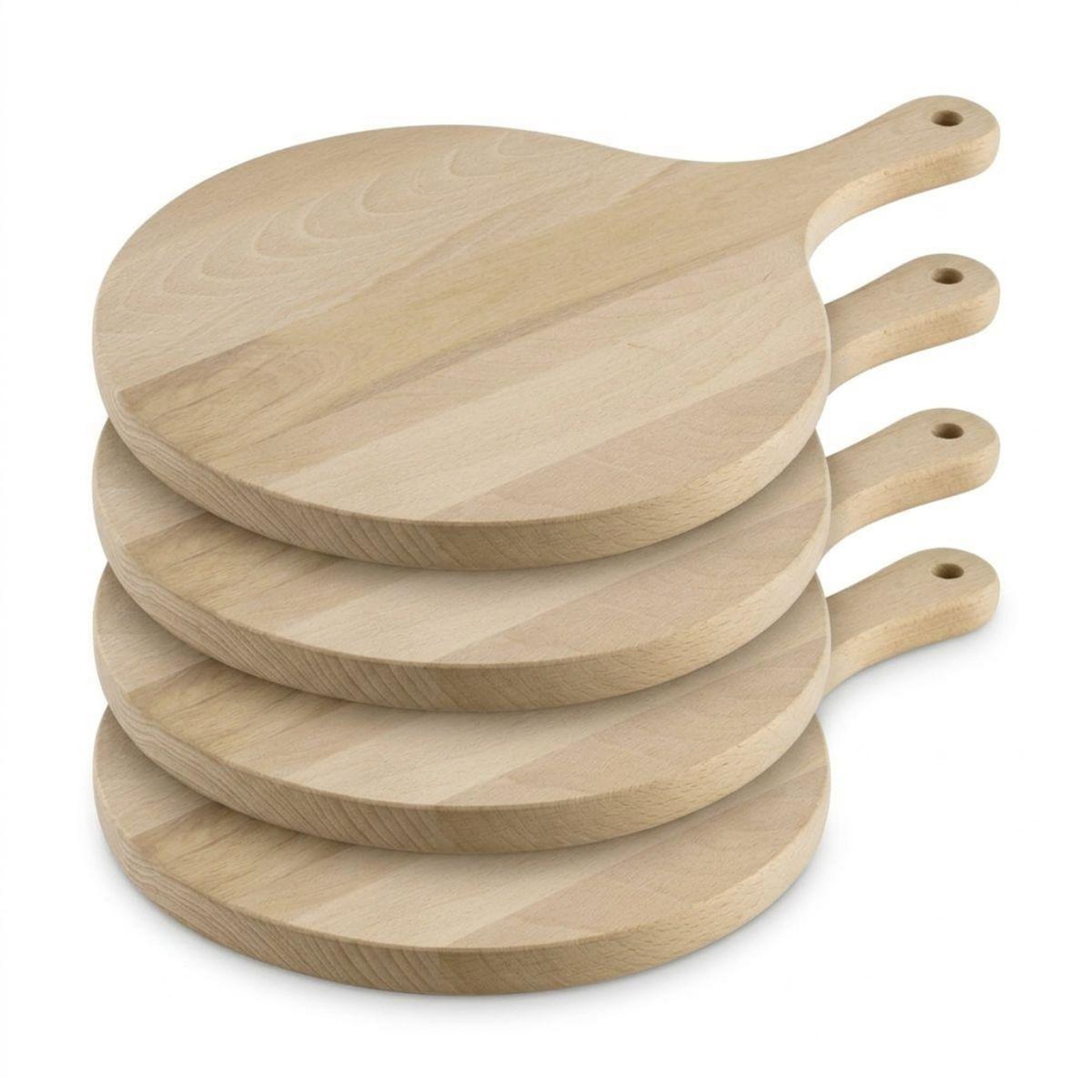Fackelmann 4 planches à pizza 30 cm en bois Fackelmann Boissellerie
