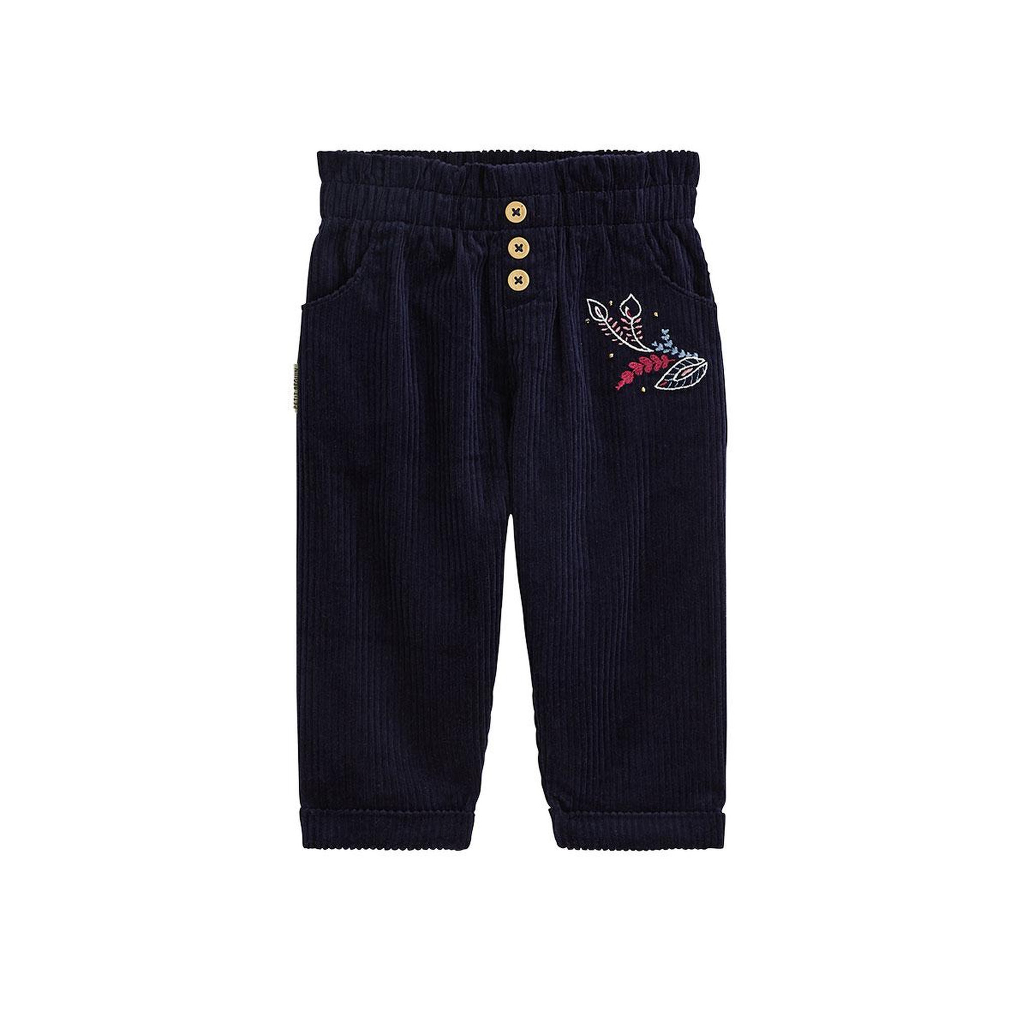 Voir la diapositive 1 : PETIT BEGUIN Pantalon bébé en velours côtelé Ilana