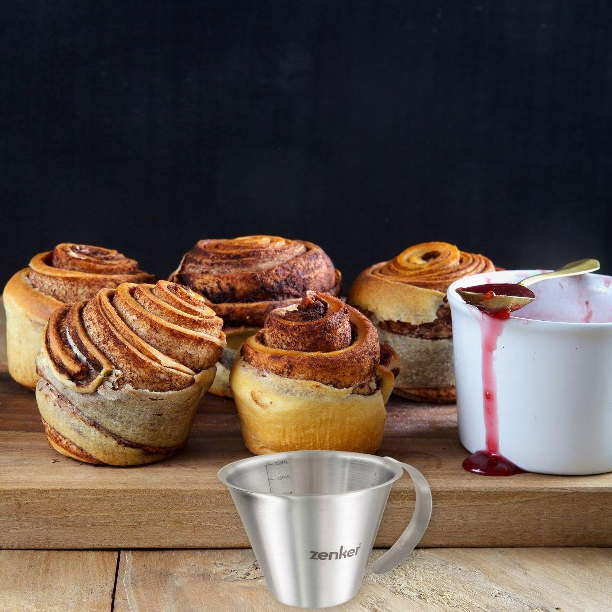 Voir la diapositive 2 : ZENKER Verre doseur 250 ml zenker smart pastry