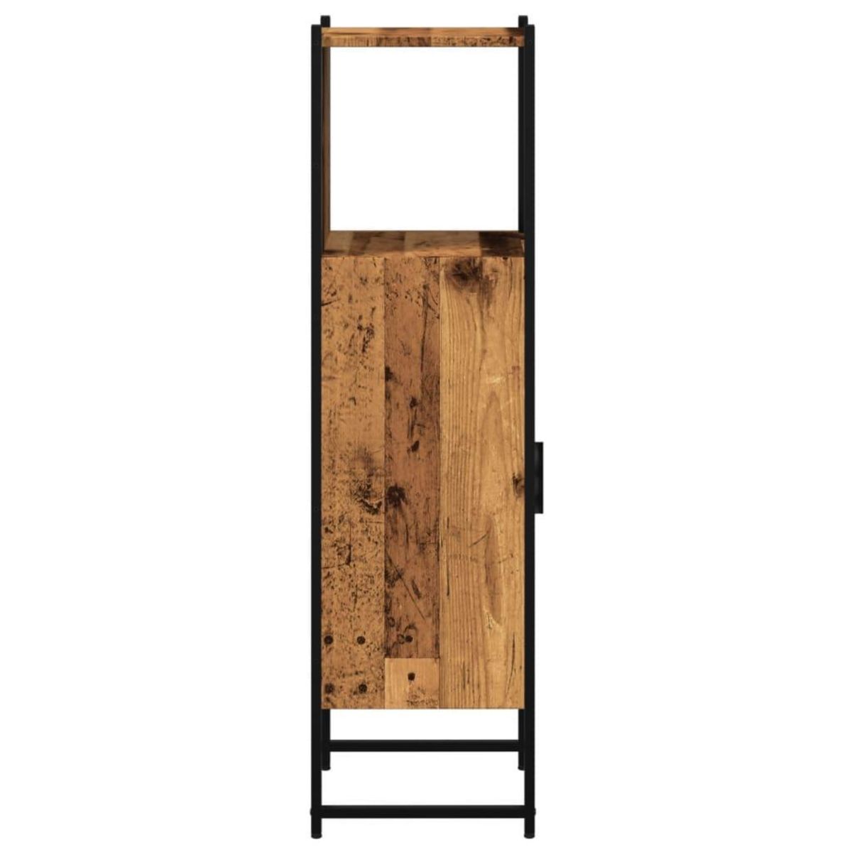 VIDAXL Armoire salle de bain vieux bois 33x33x120,5 cm bois ingenierie