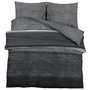 Voir la diapositive 2 : VIDAXL Ensemble de housse de couette gris fonce 200x200 cm Coton