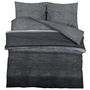 Voir la diapositive 2 : VIDAXL Ensemble de housse de couette gris fonce 200x200 cm Coton