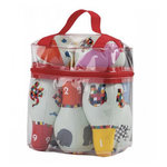 Petit Jour Jeu de quilles souple Elmer pour enfants - Amusement et développement des compétences motrices