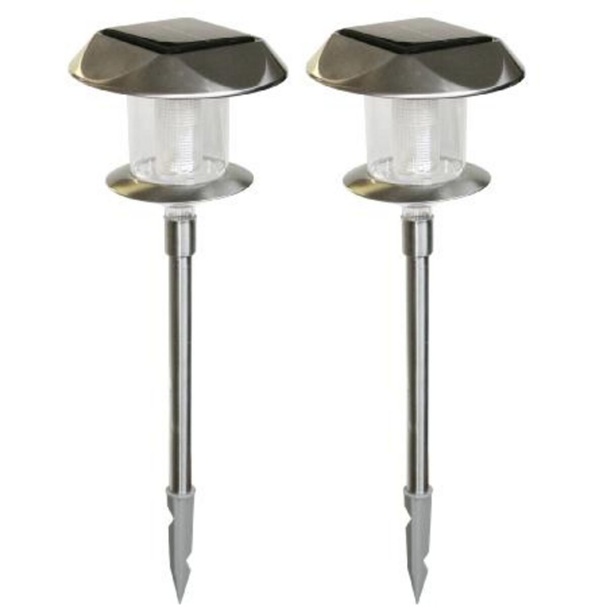 Lot de 2 bornes solaires