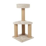 Trixie TRIXIE Arbre a chat Ivan - H82 cm - Gris clair