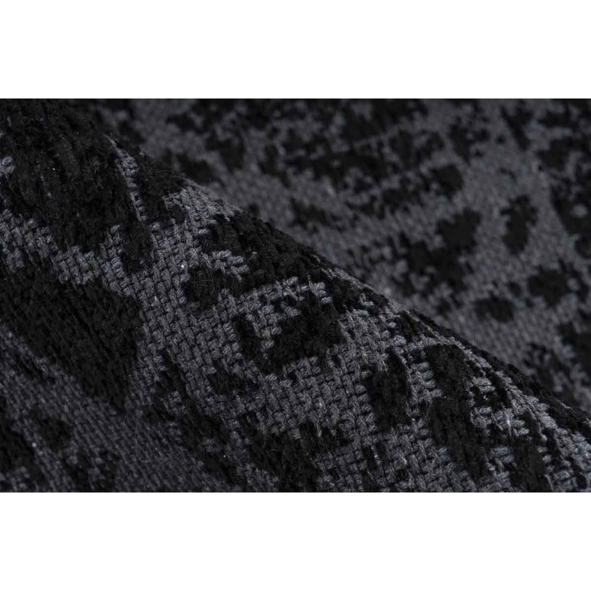 Voir la diapositive 3 : Paris Prix Tapis Tissé à Poils Courts Vintage  Kalevi  Gris