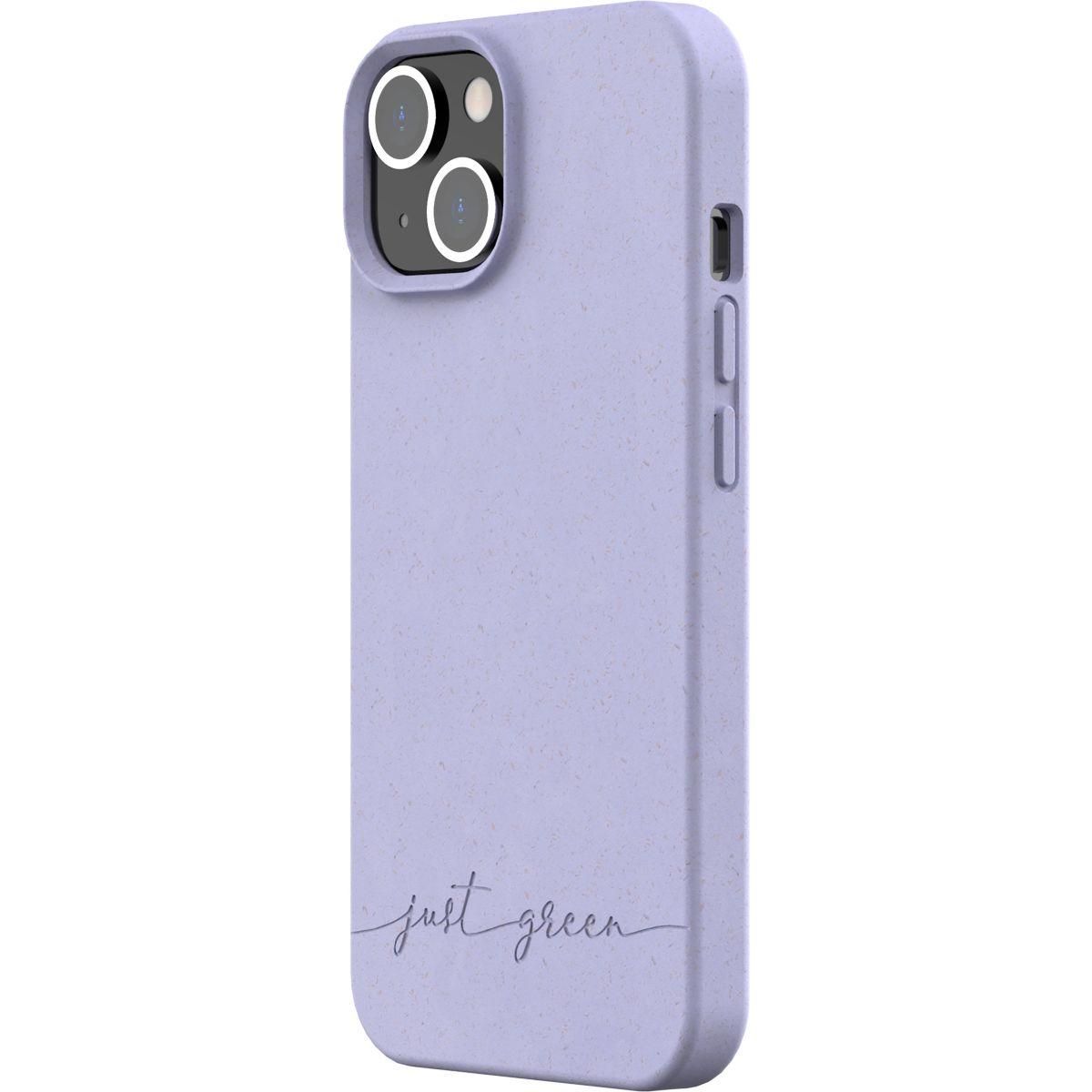 JUST GREEN Coque iPhone 14 Bio Lavande