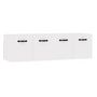 Voir la diapositive 2 : VIDAXL Armoires murales 2 pcs Blanc brillant 80x36,5x35 cm