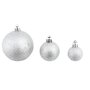 Voir la diapositive 4 : VIDAXL Ensemble de boules de Noël 100 pcs 3/4/6 cm Argente