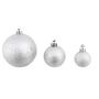 Voir la diapositive 4 : VIDAXL Ensemble de boules de Noël 100 pcs 3/4/6 cm Argente