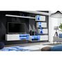 Voir la diapositive 2 : Paris Prix Ensemble Meuble TV Design  Switch XXIV  250cm Blanc