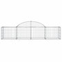 Voir la diapositive 4 : VIDAXL Paniers a gabions arques 7 pcs 200x50x40/60 cm fer galvanise