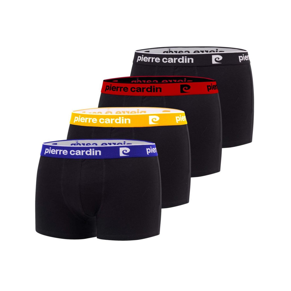 PIERRE CARDIN Lot de 4 boxers homme en coton Basic