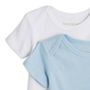 Voir la diapositive 2 : INEXTENSO Lot de 5 bodies manches courtes bébé garçon