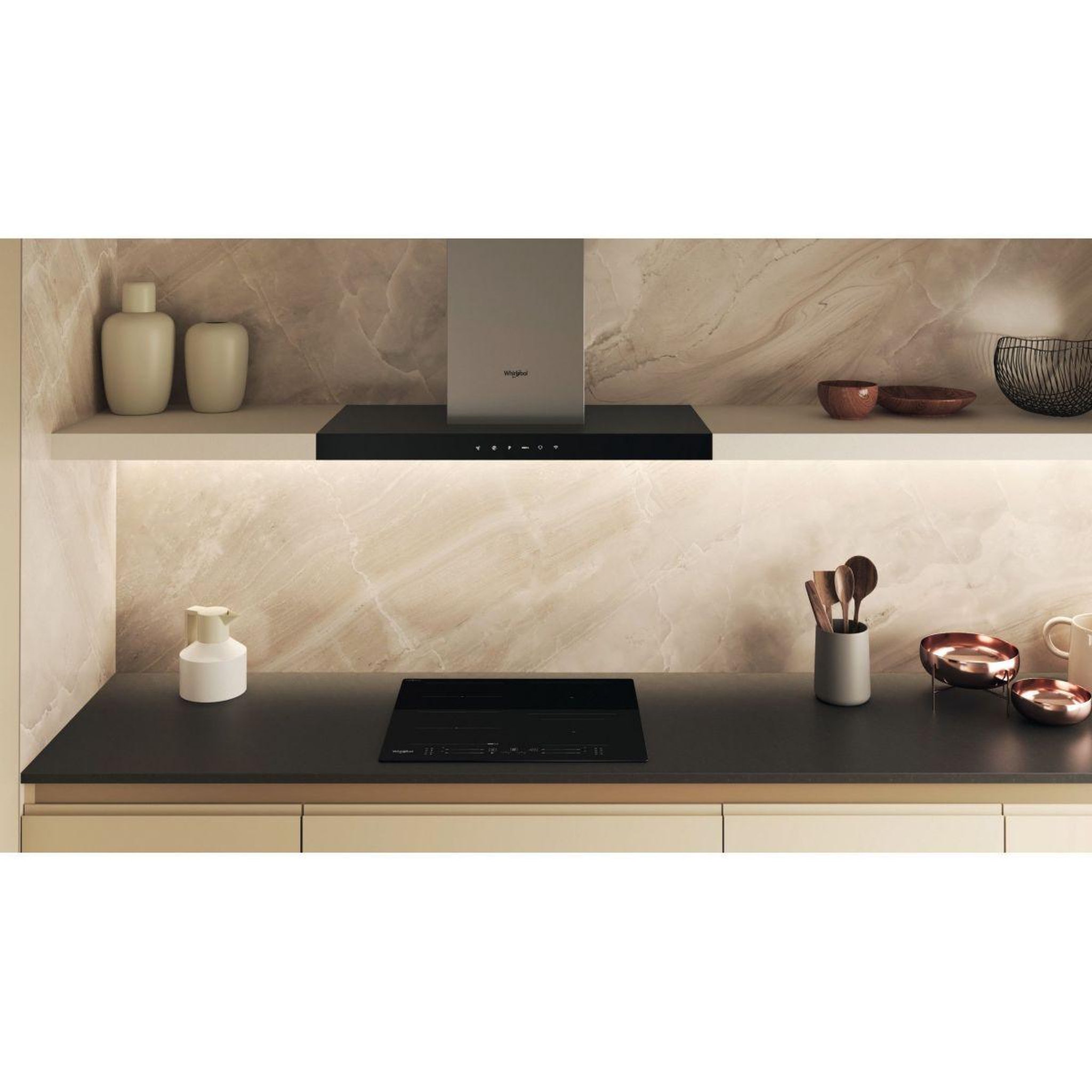 Voir la diapositive 4 : Whirlpool Plaque induction wfs3660cpne cleanprotect
