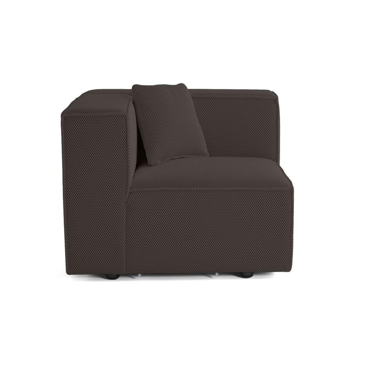 LISA DESIGN Arty - module d'assise droit - en tissu mailles 3d