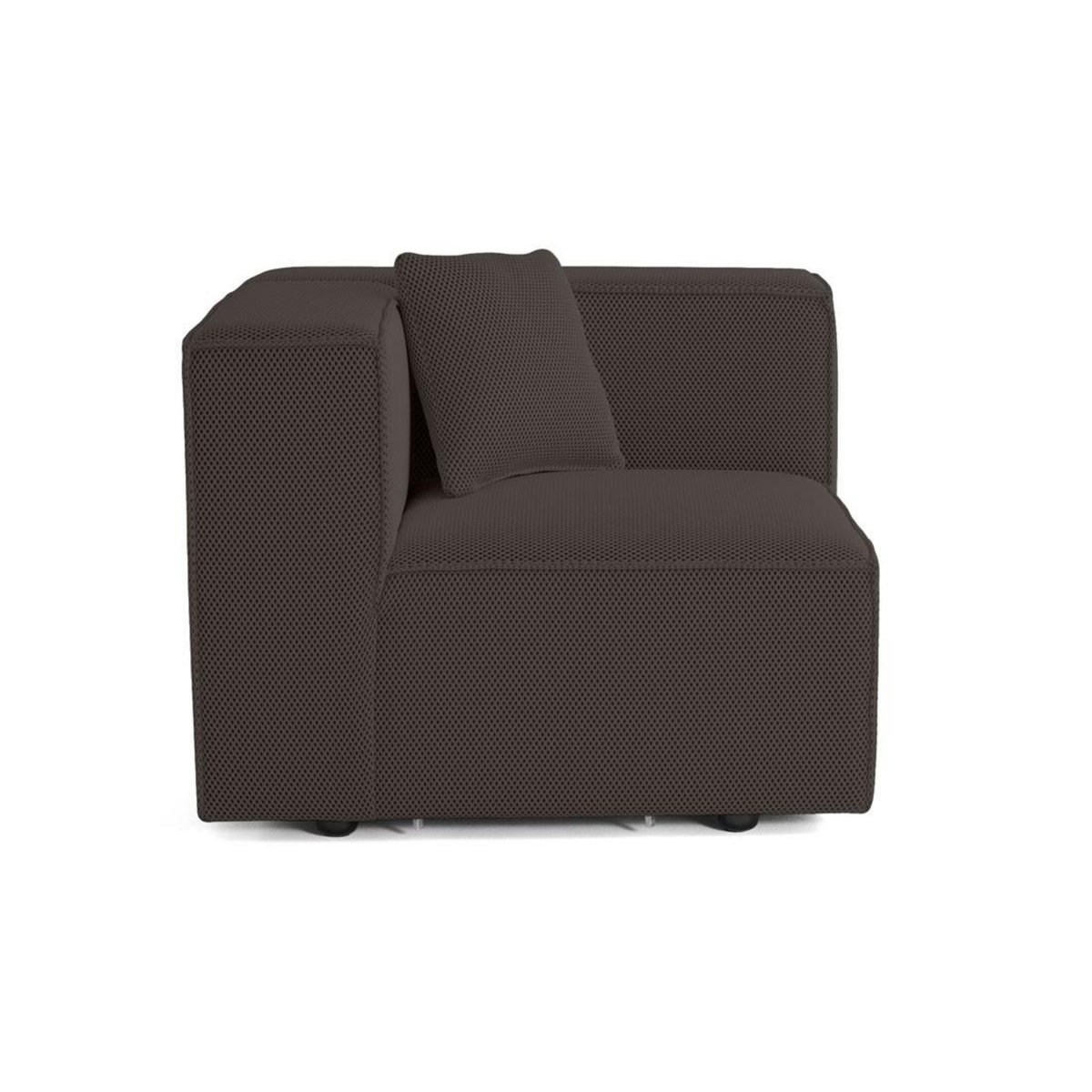 LISA DESIGN Arty - module d'assise droit - en tissu mailles 3d