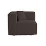 Voir la diapositive 4 : LISA DESIGN Arty - module d'assise droit - en tissu mailles 3d