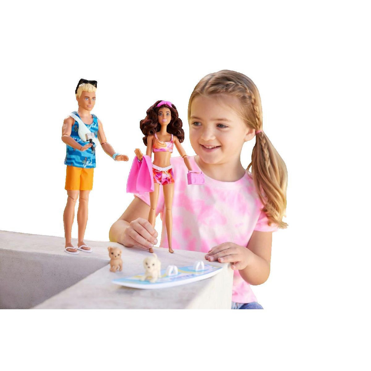 MATTEL Poupée Barbie Mattel Surfeuse avec accessoires