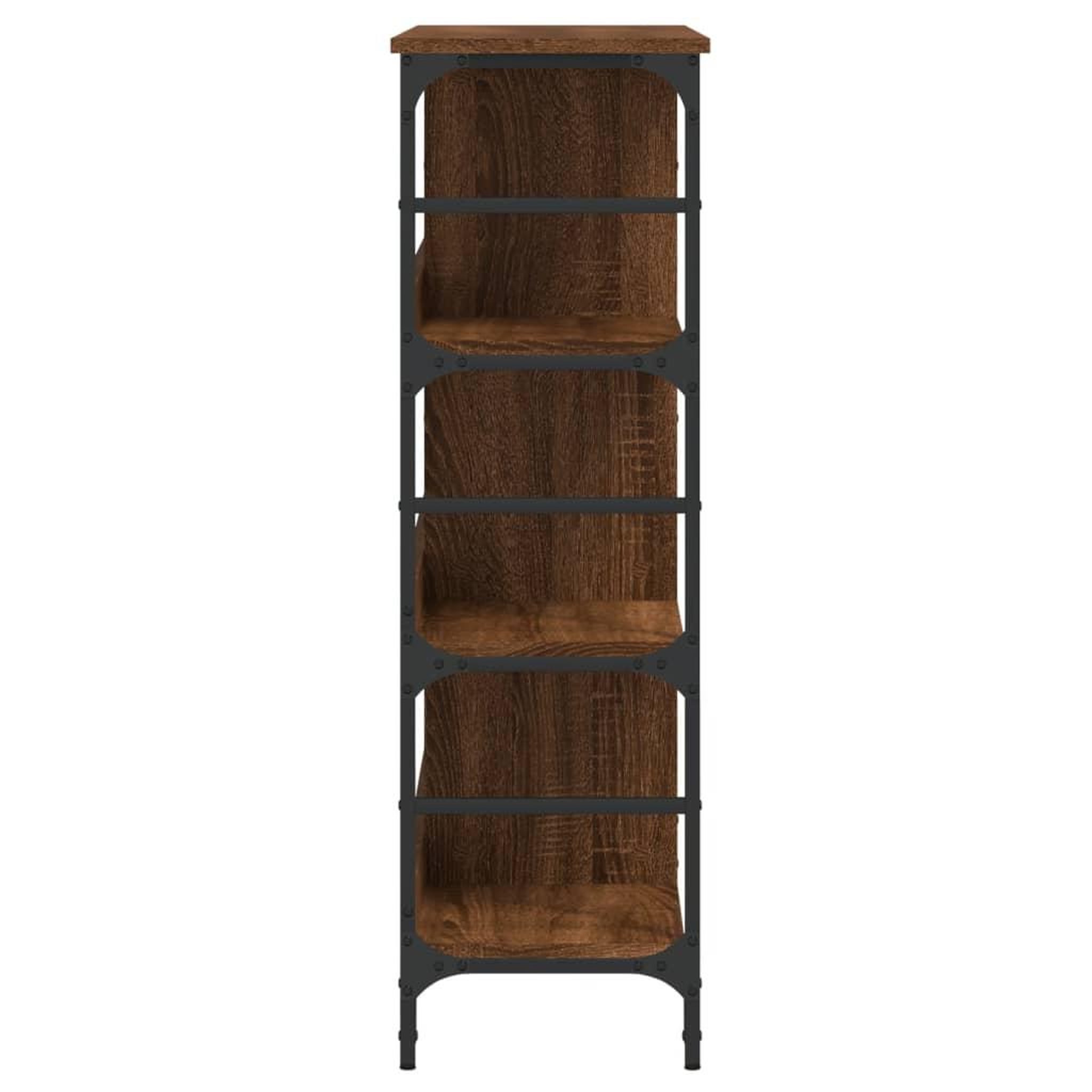 Voir la diapositive 5 : VIDAXL Buffet chene marron 102x32x103,5 cm bois d'ingenierie