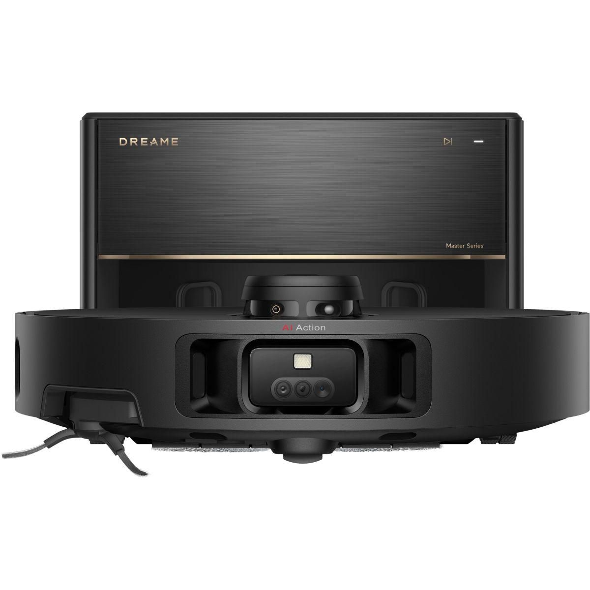 DREAME Robot Aspirateur Laveur X40 Master avec kit de raccordement à l'eau