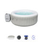 Voir la diapositive 4 : BESTWAY Spa gonflable rond 2-4 places Lay-Z-Spa® Cancun Airjet