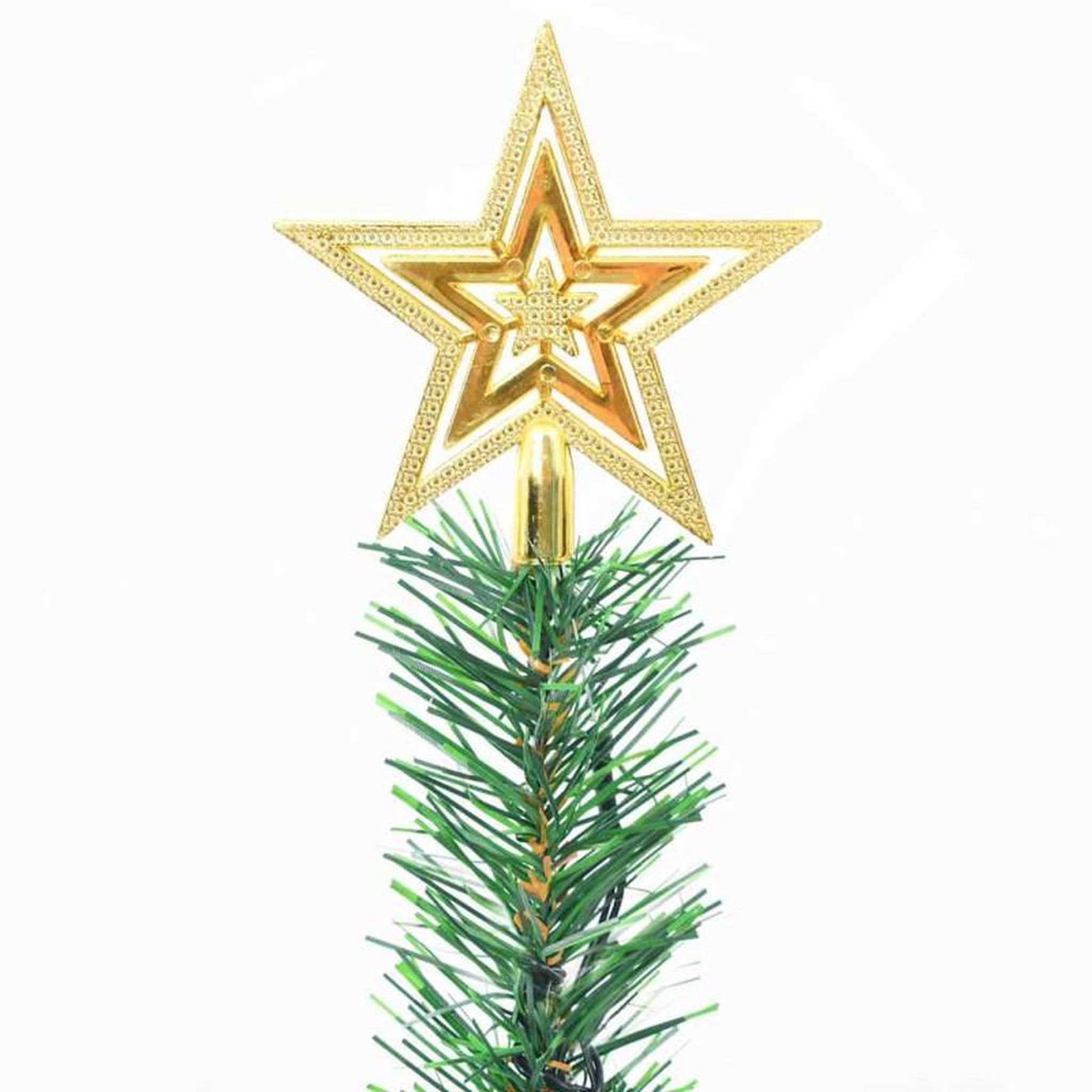 Voir la diapositive 6 : VIDAXL Arbre de Noël artificiel pre-eclaire avec boules vert 64 cm