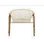 Voir la diapositive 4 : Jardiline Fauteuil de jardin en macramé coton - Jardiline