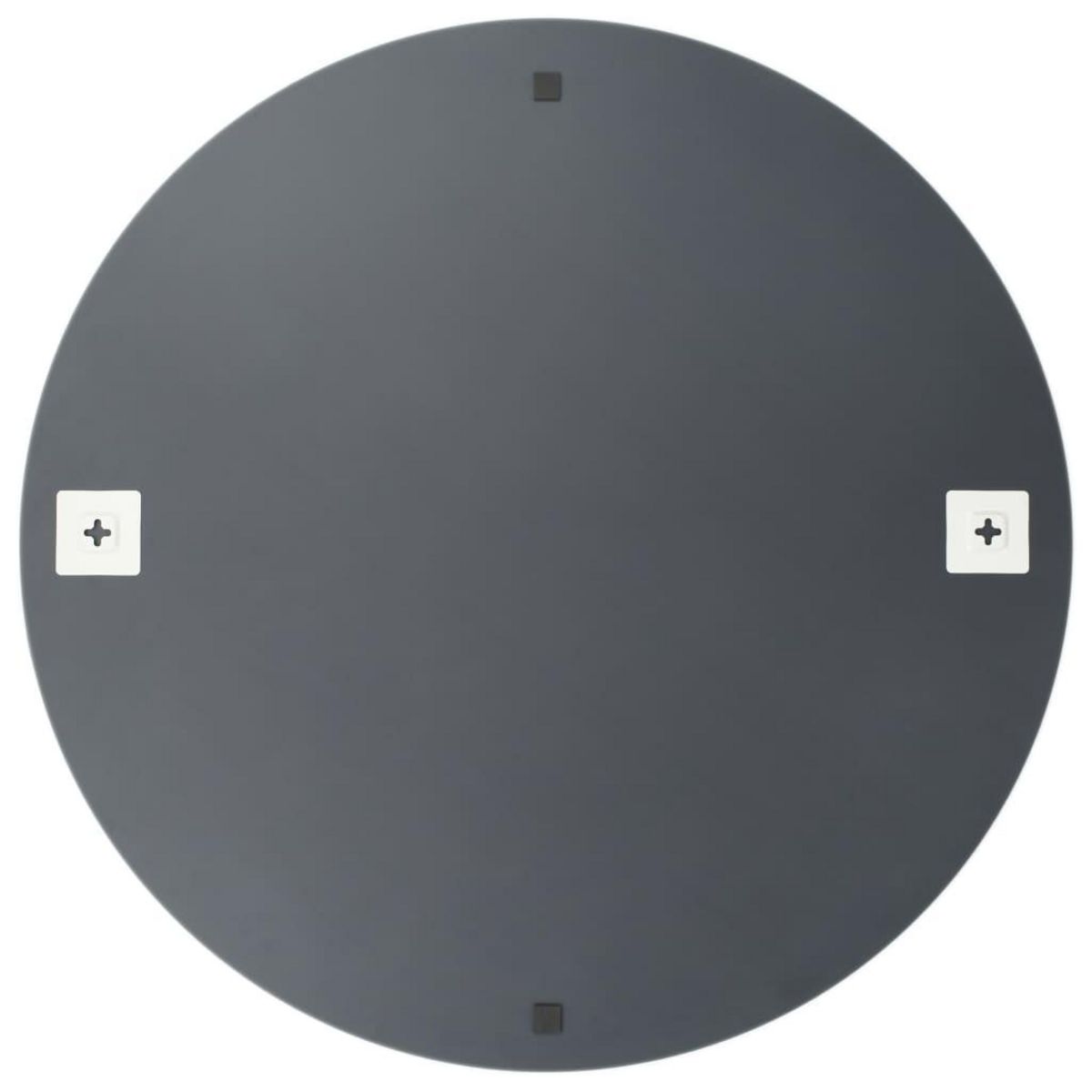 VIDAXL Miroir rond sans cadre 80 cm Verre