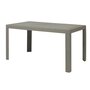 Voir la diapositive 1 : ARETA Table de jardin - 4/6 places - Résine - Taupe - URANO