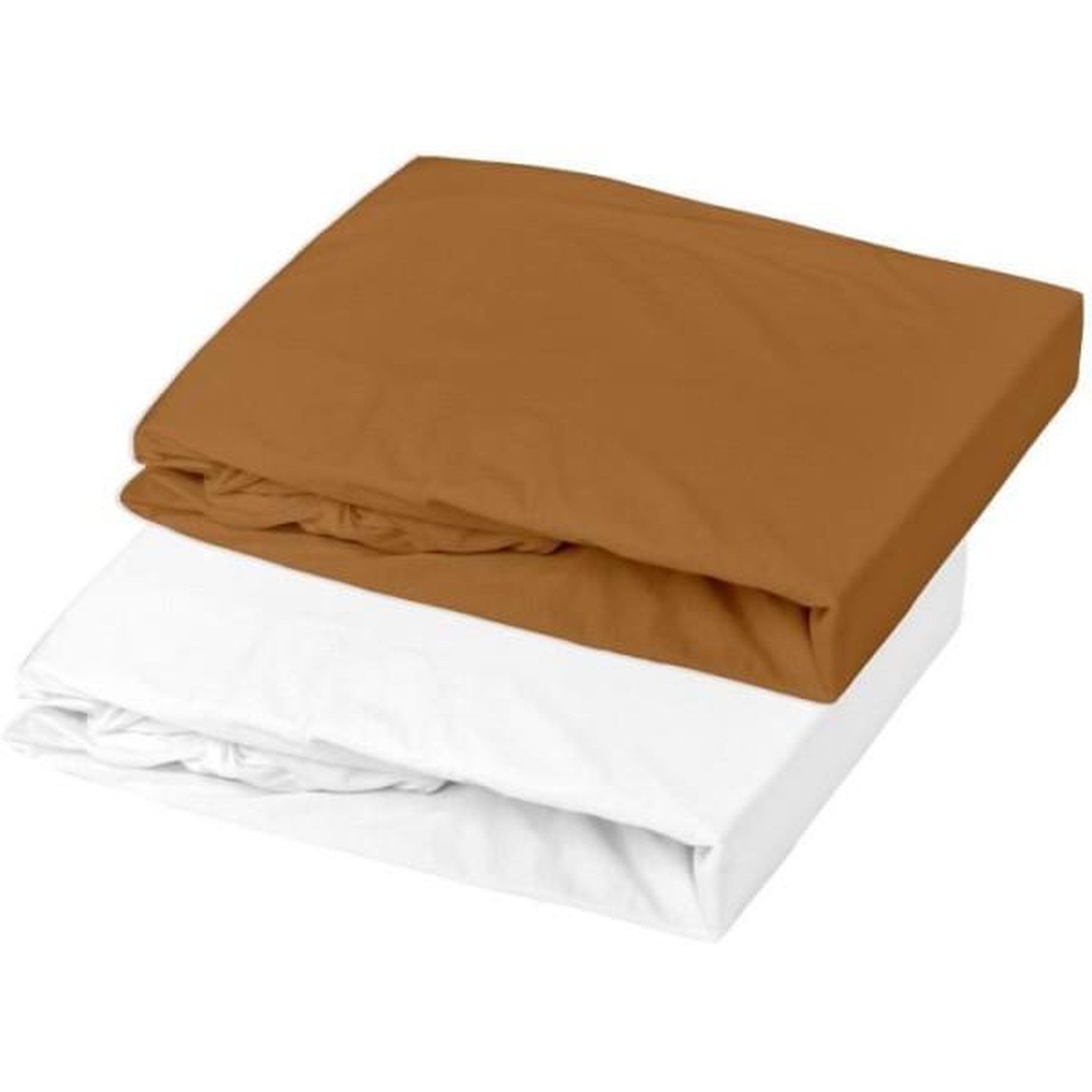 DOMIVA Alese polyuréthane + Drap housse - 60x120 cm - Caramel