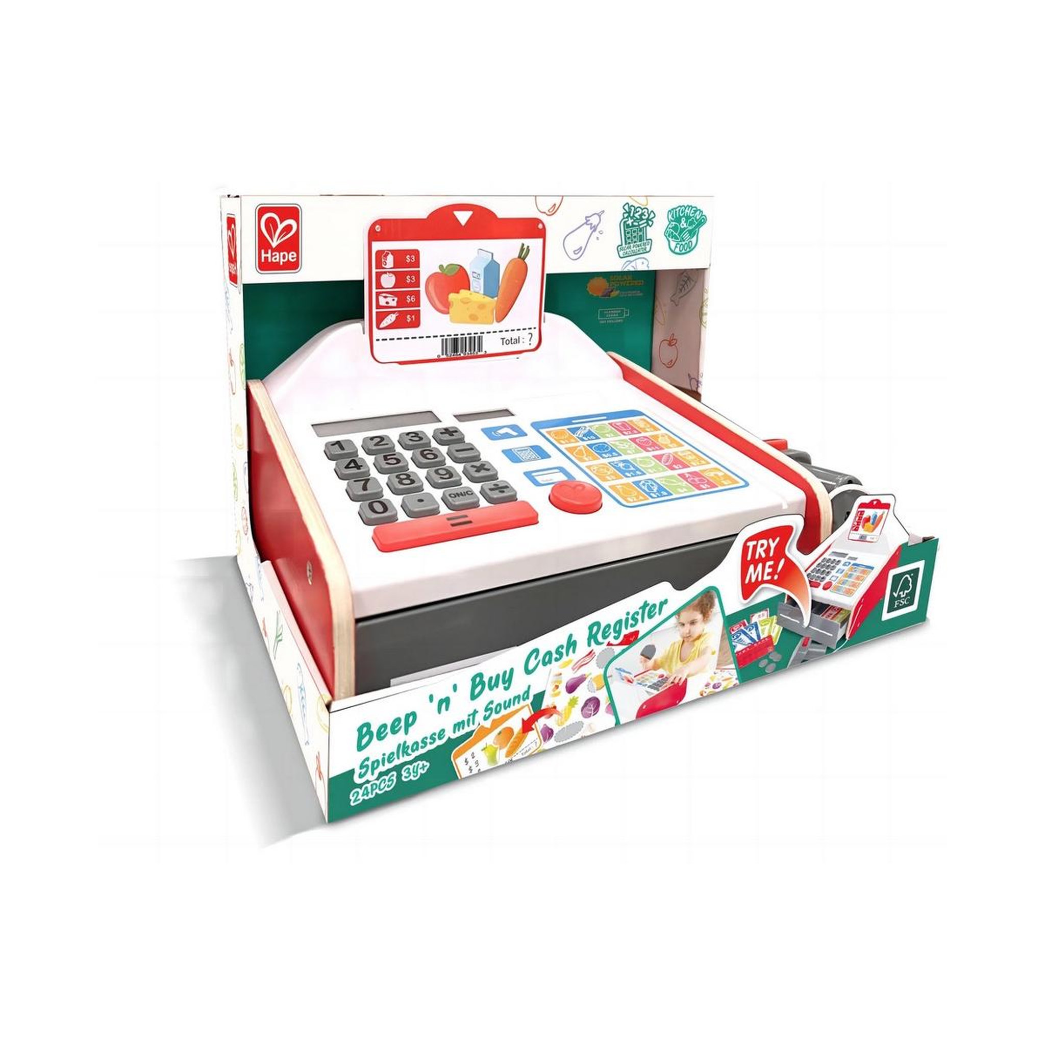 Voir la diapositive 2 : Hape Caisse enregistreuse Beep n Buy