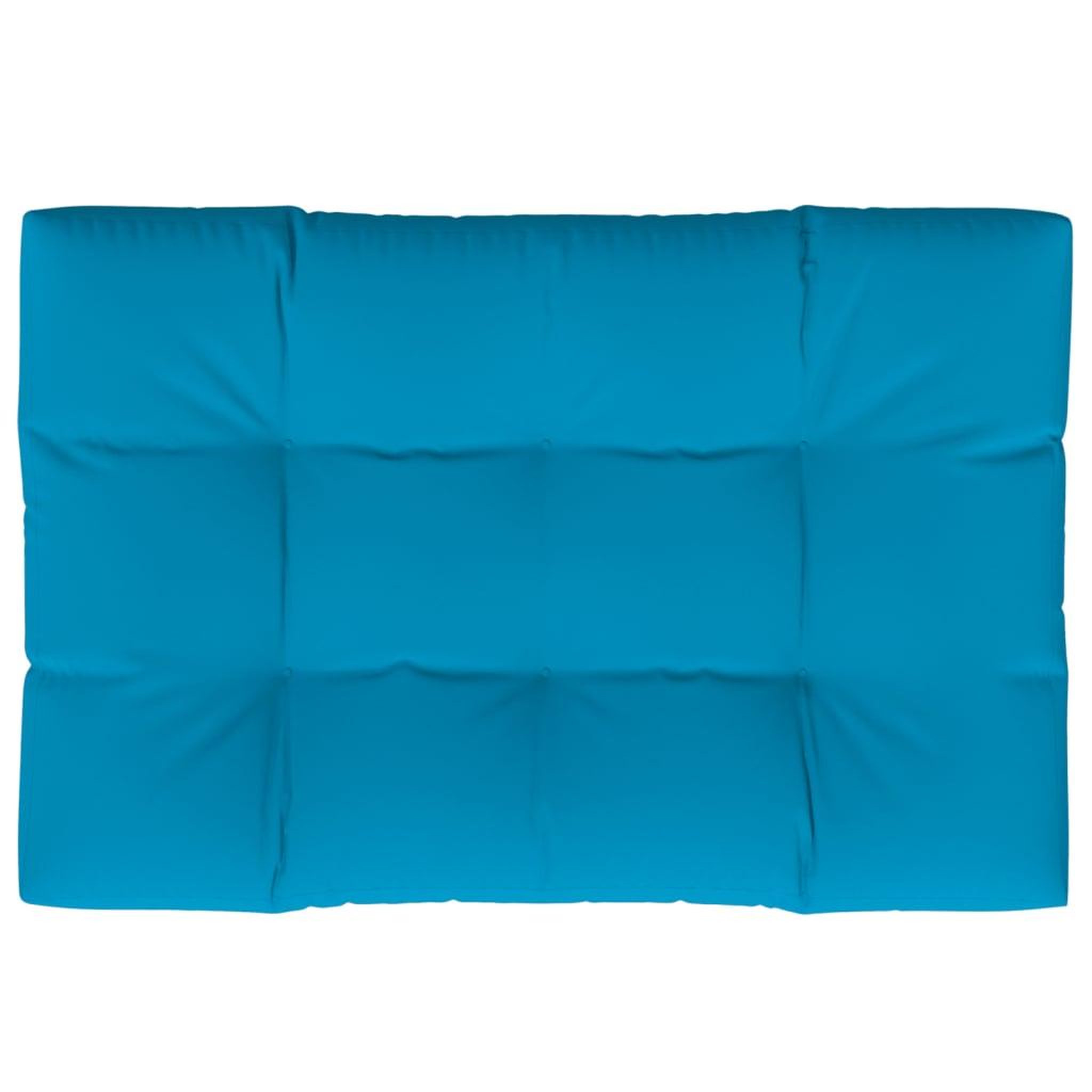 Voir la diapositive 2 : VIDAXL Coussin de palette bleu 120x80x12 cm tissu