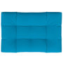 Voir la diapositive 2 : VIDAXL Coussin de palette bleu 120x80x12 cm tissu