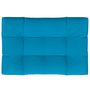 Voir la diapositive 2 : VIDAXL Coussin de palette bleu 120x80x12 cm tissu