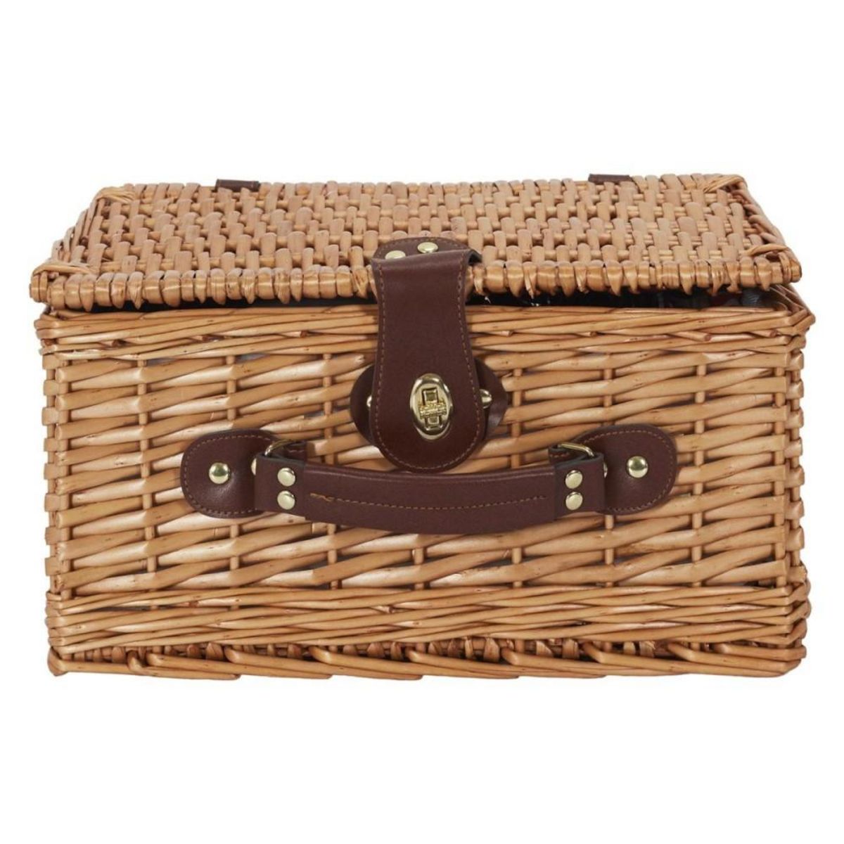 The Home Deco Factory Panier de pique nique avec vaisselle pour 4 personnes