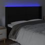 Voir la diapositive 4 : VIDAXL Tete de lit a LED Noir 203x16x118/128 cm Similicuir
