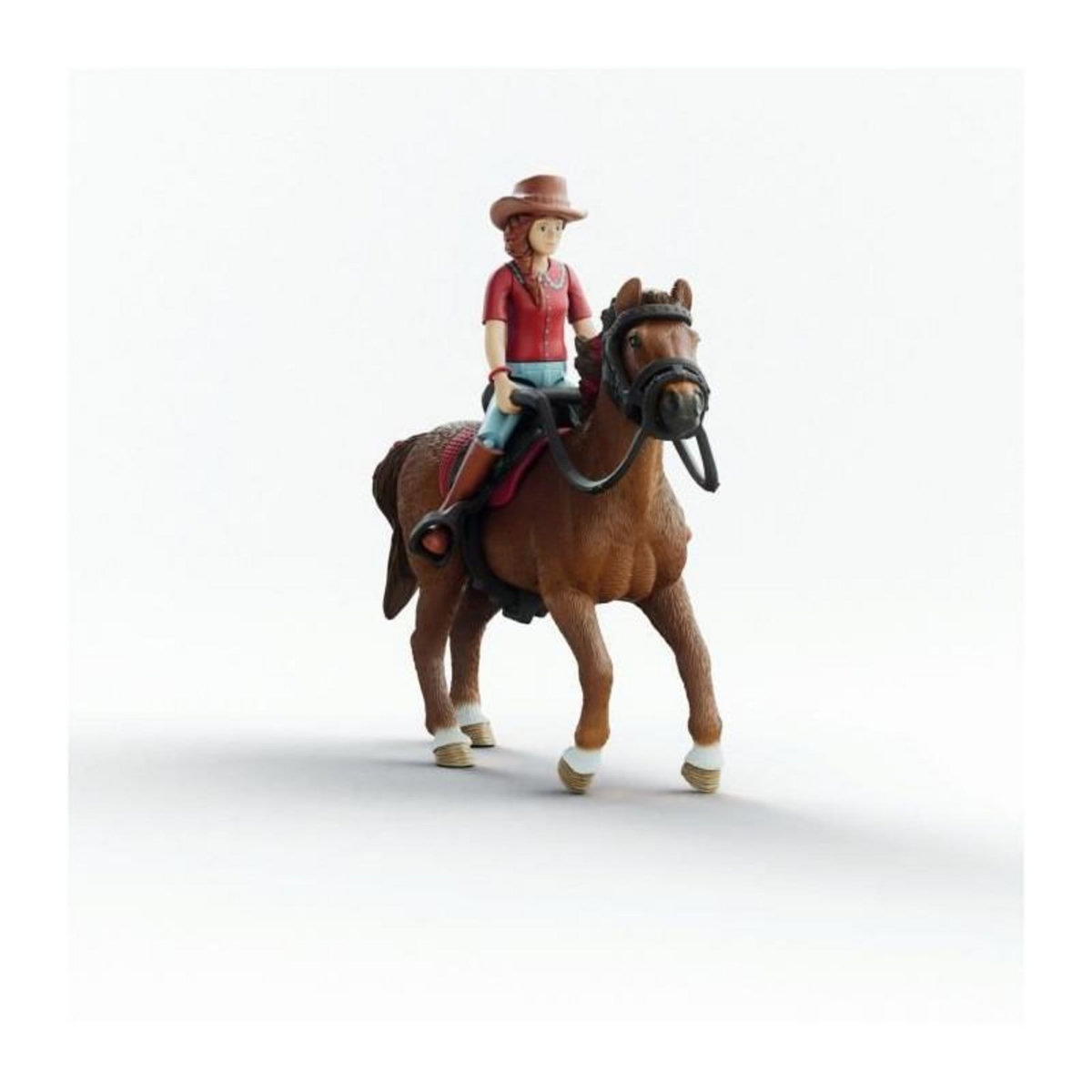 Schleich Figurines Hannah et Cayenne, SCHLEICH 42711 Horse Club, Des 4 ans