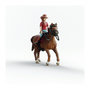 Voir la diapositive 1 : Schleich Figurines Hannah et Cayenne, SCHLEICH 42711 Horse Club, Des 4 ans