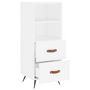 Voir la diapositive 5 : VIDAXL Buffet blanc 34,5x34x90 cm bois d'ingenierie