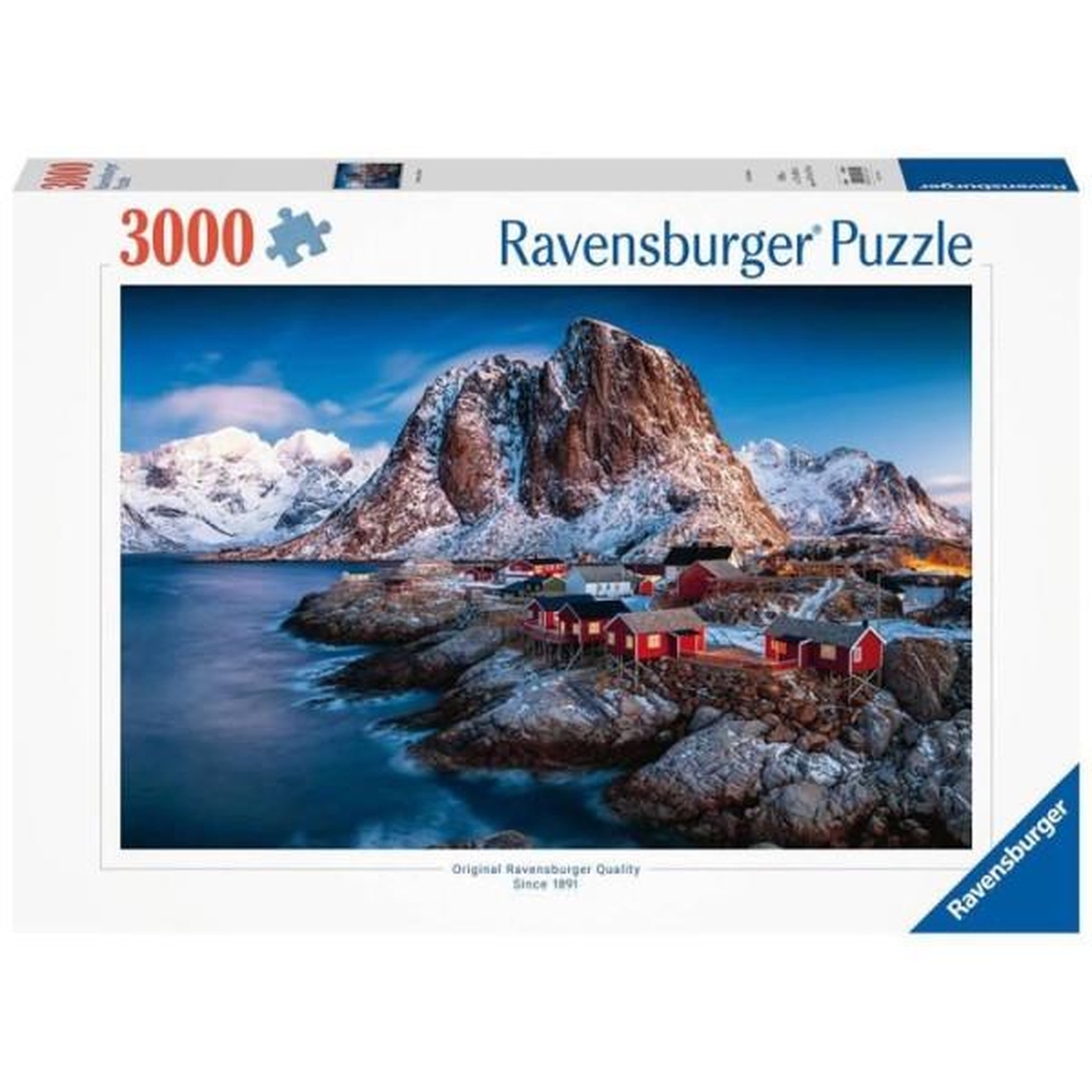 Voir la diapositive 3 : RAVENSBURGER Puzzle 3000 pièces - Paysage Iles Lofoten - Ravensburger - Hamnoy