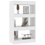 Voir la diapositive 4 : VIDAXL Bibliotheque/separateur de piece blanc bois d'ingenierie